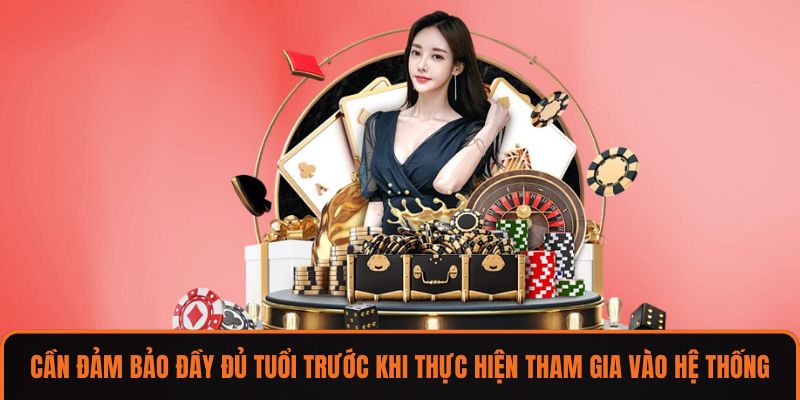 Cần đảm bảo đầy đủ tuổi trước khi thực hiện tham gia vào hệ thống